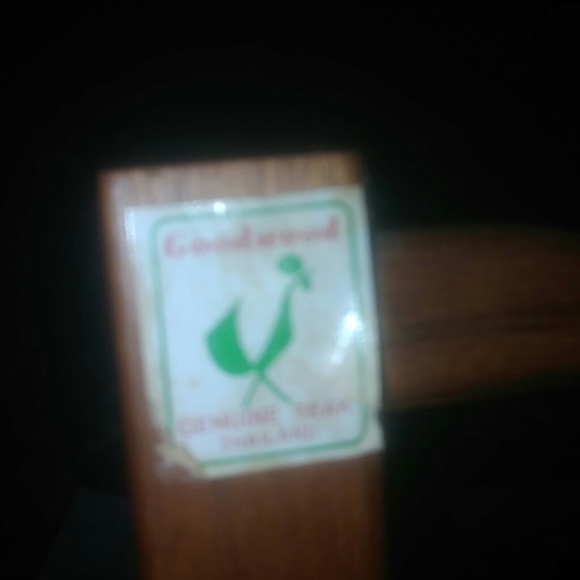 70s GoodWood Solid Teak wine rack - Picture 3 of 4